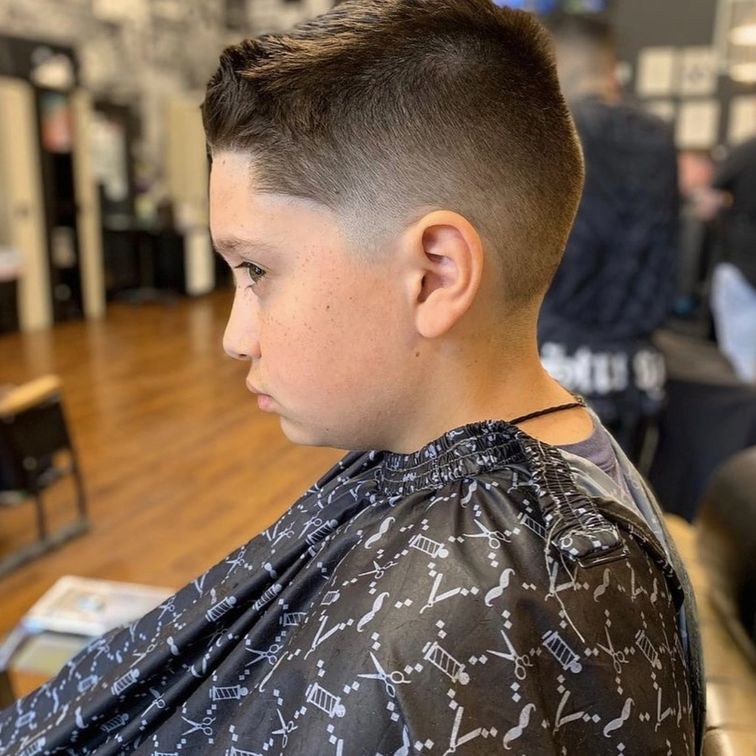 kids fade cut